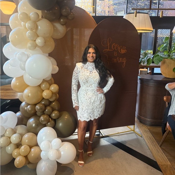 NADINE MERABI Sophie White Dress - Picture 2 of 3